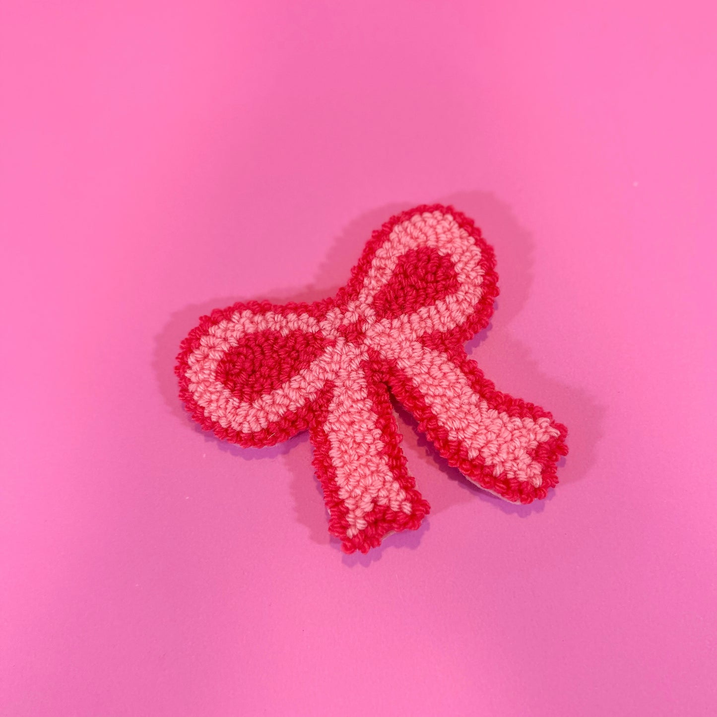 Pink Bow Mug Rug
