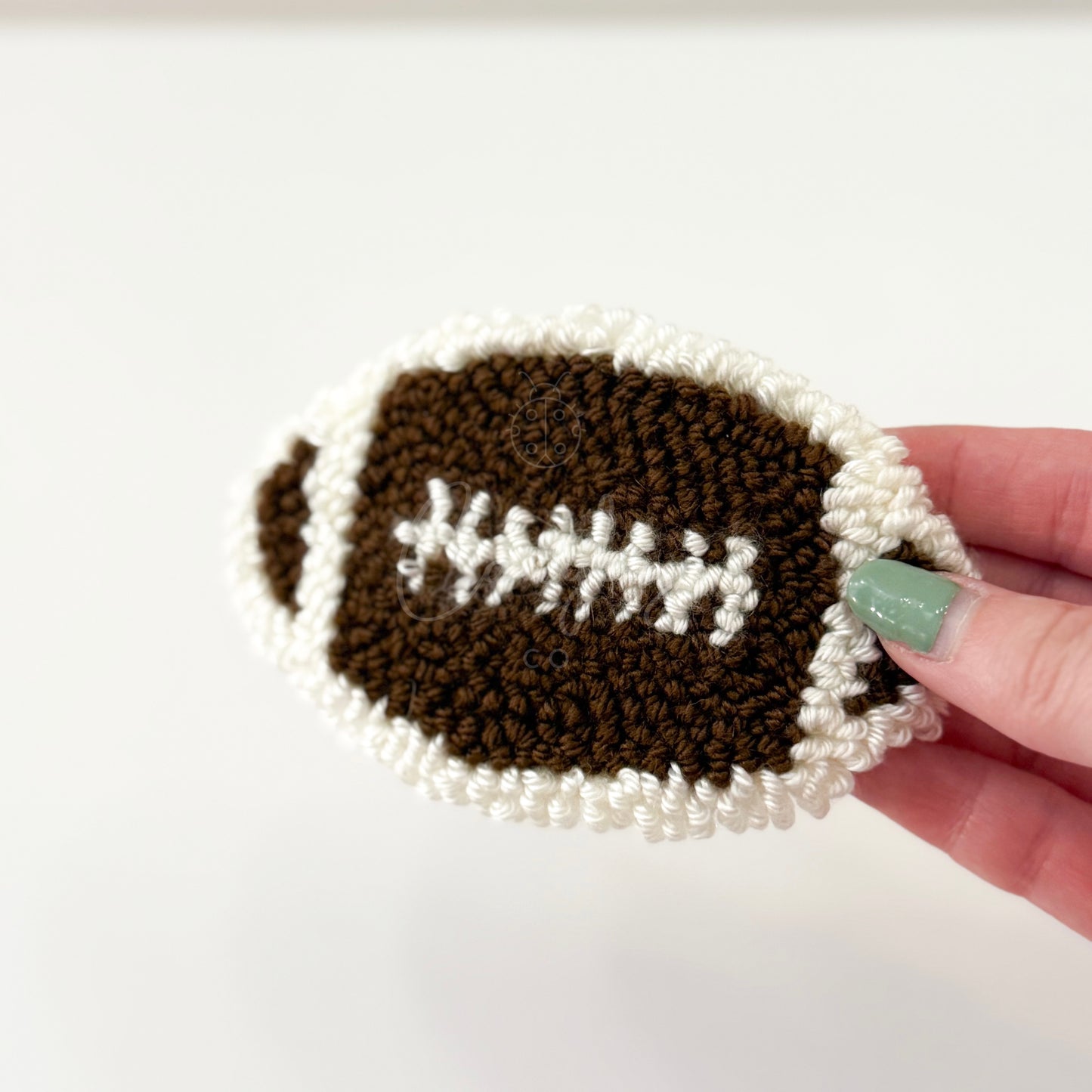 Football Mug Rug