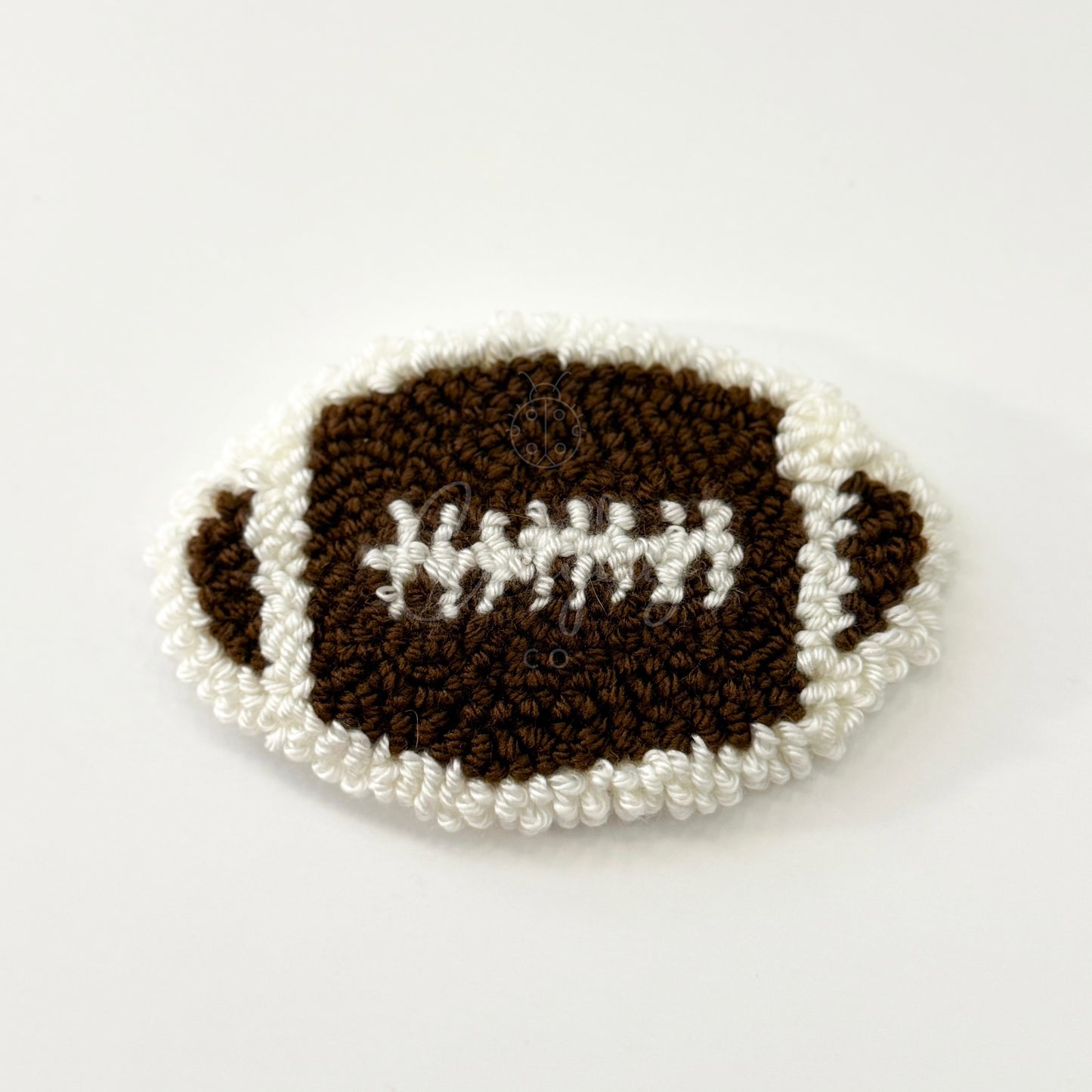 Football Mug Rug