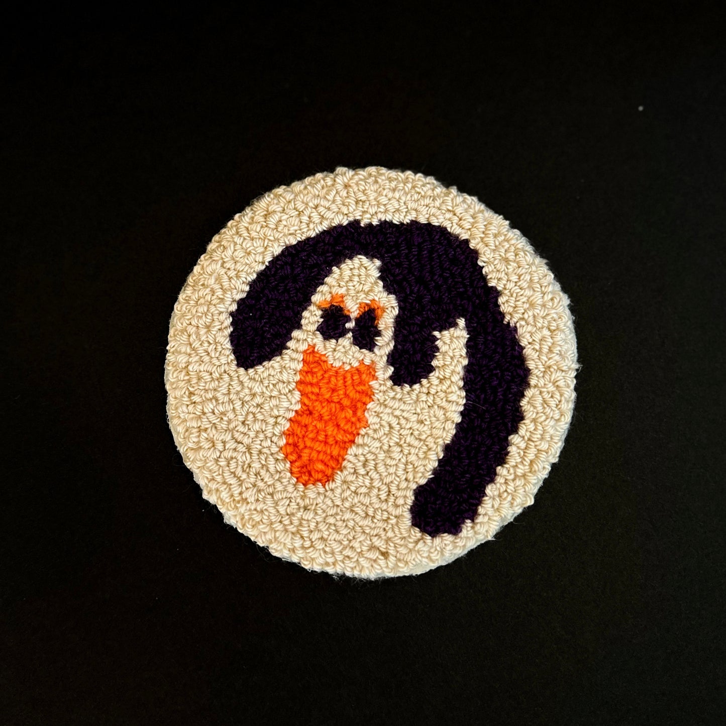 Boo-tiful Bites Ghost Mug Rug
