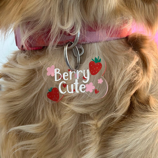 Berry Cute Dog Tag