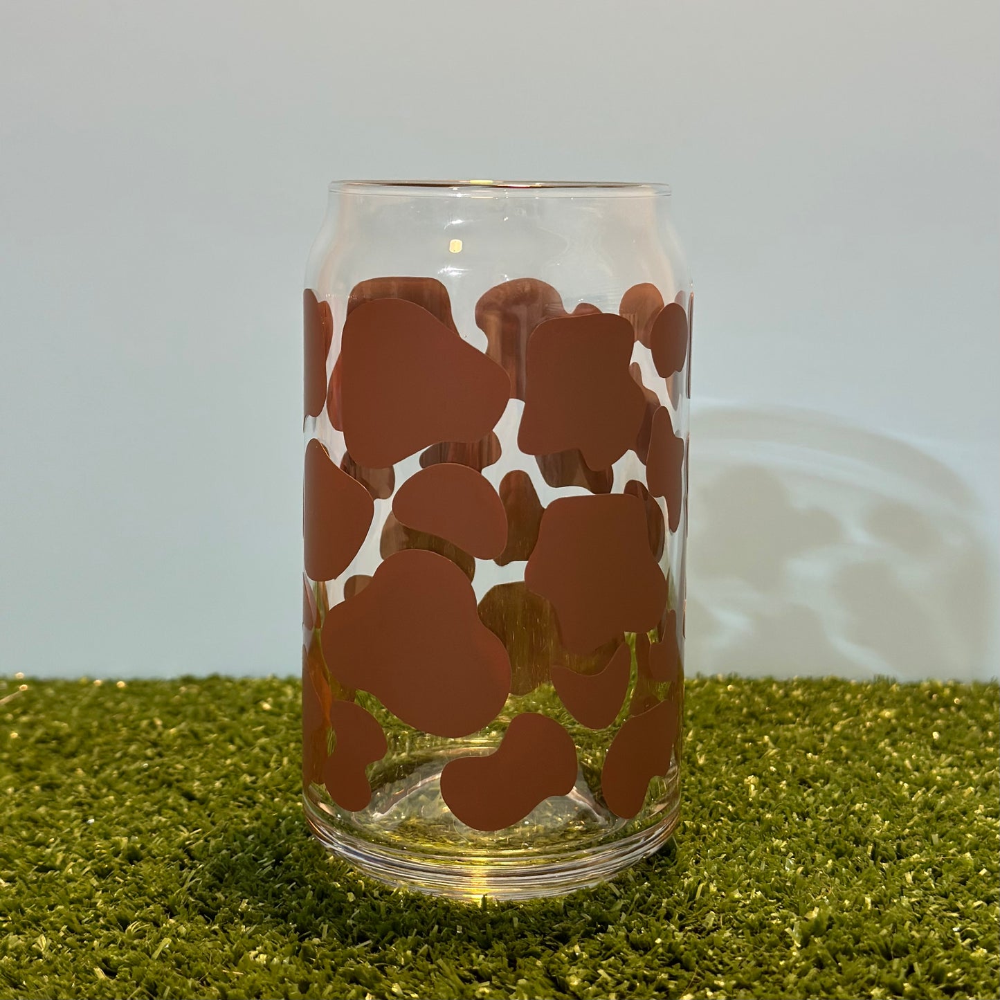 Dairy Delight Brown Can Glass