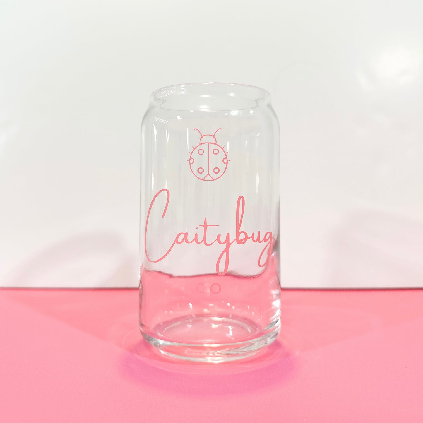 Caitybug Co Can Glass