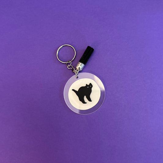 Boo-tiful Bites Cat Keychain