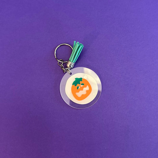 Boo-tiful Bites Pumpkin Keychain